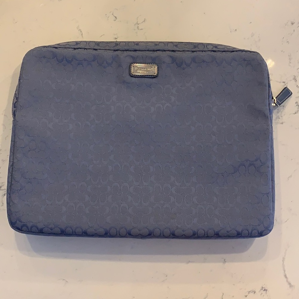 Coach laptop case